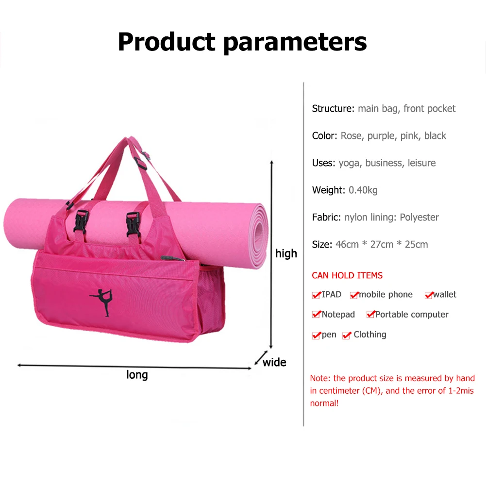 Yoga Mat Gym Bags Nylon Men Women Outdoor Training Fitness Travel Sport Workout Handbag with Shoes Compartment Outdoor Accessory
Yoga Mat Gym Bags Nylon Men Women Outdoor Training Fitness Travel Sport Workout Handbag with Shoes Compartment Outdoor Accessory