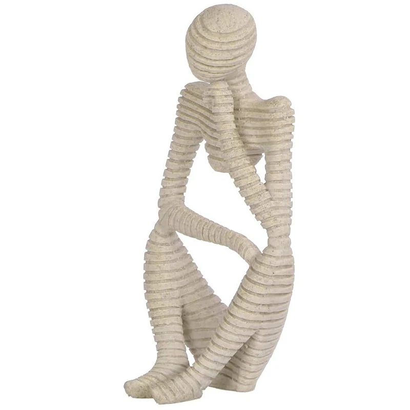 Abstract Sculpture Statue Thinker Sandstone Resin for Hotel Home Desktop Bookshelf Office Decoration 9.82 Inches
Abstract Sculpture Statue Thinker Sandstone Resin for Hotel Home Desktop Bookshelf Office Decoration 9.82 Inches