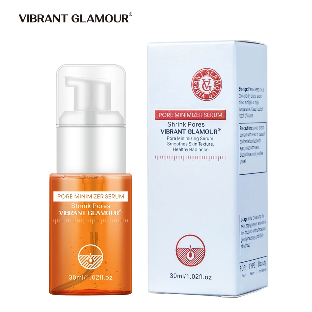 VIBRANT GLAMOUR Shrink Pore Minimizer Serum Salicylic Moisturizing Whitening Oil Control Remove Blackhead Acne facial Care 30ml
VIBRANT GLAMOUR Shrink Pore Minimizer Serum Salicylic Moisturizing Whitening Oil Control Remove Blackhead Acne facial Care 30ml