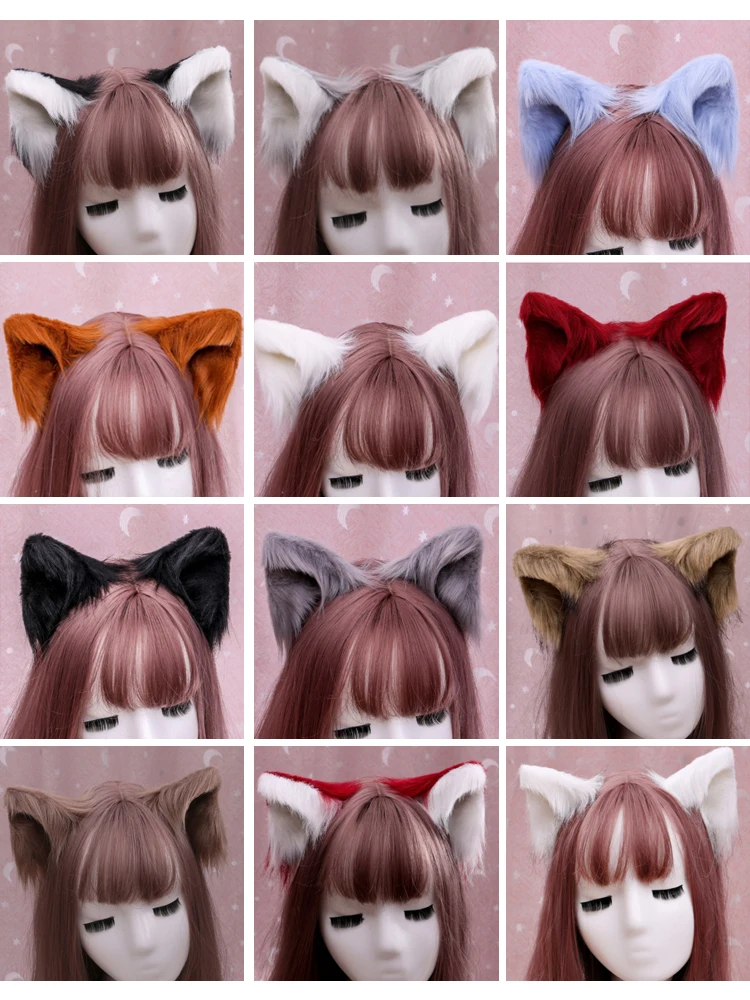 Anime Bunny Cat Ears Lolita Kawaii Accessories Cosplay Hair Plush Gothic Danganronpa Fashion Headband Puppy Girl Clips
Anime Bunny Cat Ears Lolita Kawaii Accessories Cosplay Hair Plush Gothic Danganronpa Fashion Headband Puppy Girl Clips
