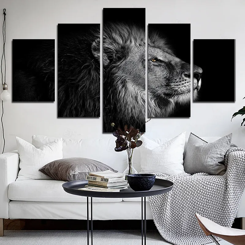 HD Printed Elephant Lion Tiger Poster Modern Wall Art Painting 5 Panel Black White Animal Tortoise Leopard Picture Home Decor
HD Printed Elephant Lion Tiger Poster Modern Wall Art Painting 5 Panel Black White Animal Tortoise Leopard Picture Home Decor