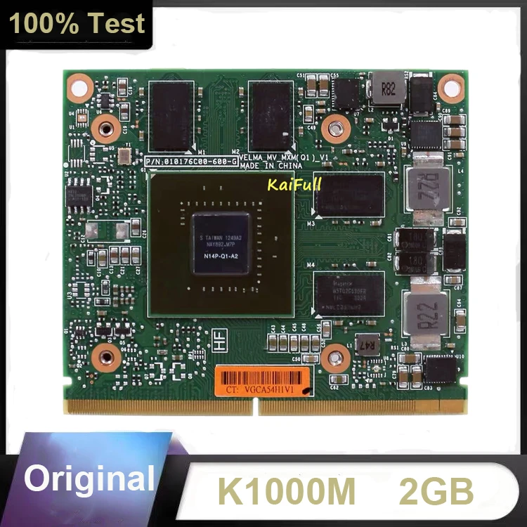 Оригинальная видеокарта K1000M K 1000M для HP EliteBook DDR3 VGA 8740 Вт 8760 8540 8560 Dell M4700 M4800 100%