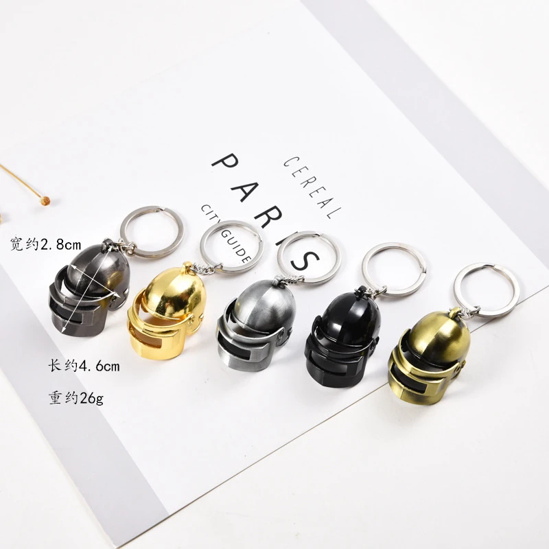 PUBG Keychain Keyring PLAYERUNKNOWNS BATTLEGROUNDS Cosplay Special Force Helmets Metal Key Ring Accessory Props
PUBG Keychain Keyring PLAYERUNKNOWNS BATTLEGROUNDS Cosplay Special Force Helmets Metal Key Ring Accessory Props