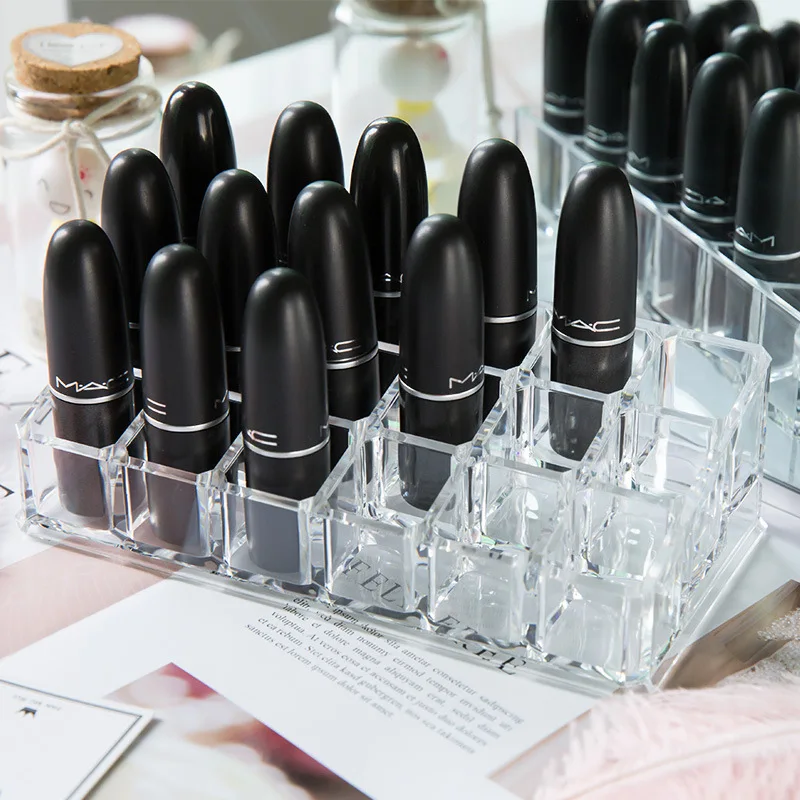 Lipstick Holder Makeup Organizer Clear Acrylic Cosmetic Makeup Tools Storage Box S6S11L66
Lipstick Holder Makeup Organizer Clear Acrylic Cosmetic Makeup Tools Storage Box S6S11L66