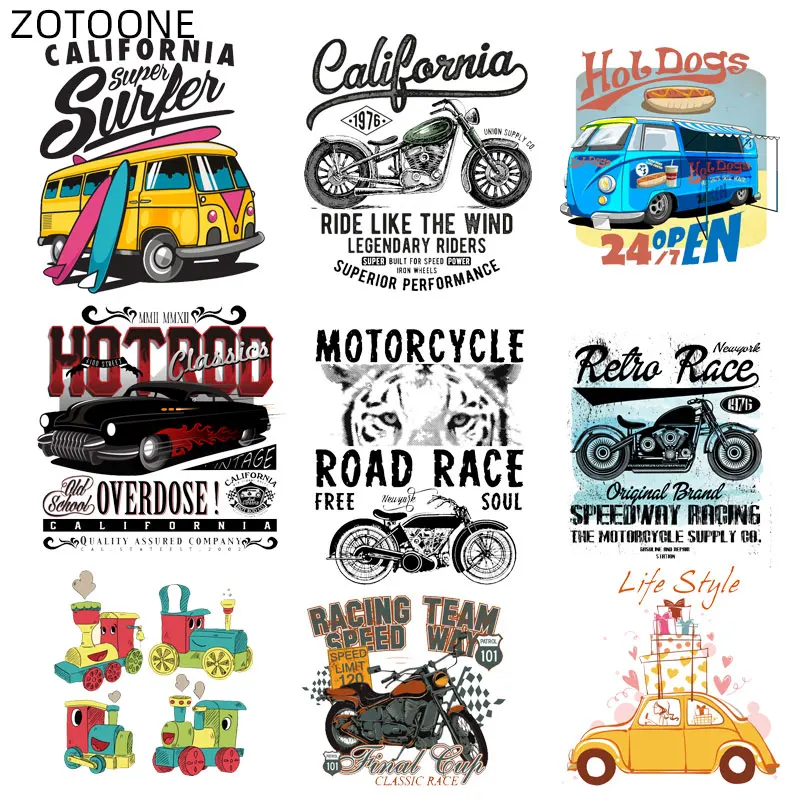 ZOTOONE Iron on Car Patches Bus Motorcycle Sticker Transfers for Clothing Diy Patch for Kids Heat Transfer Accessory Appliques G
ZOTOONE Iron on Car Patches Bus Motorcycle Sticker Transfers for Clothing Diy Patch for Kids Heat Transfer Accessory Appliques G