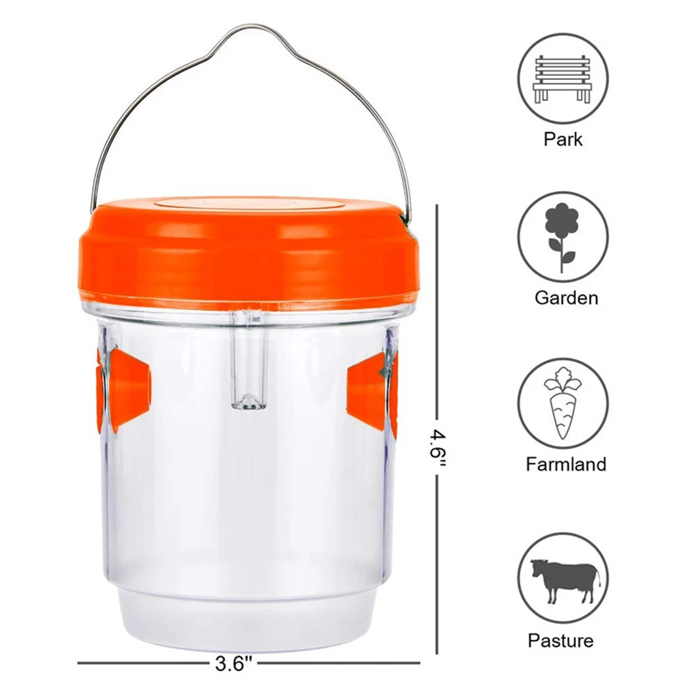 Solar Powered Wasp Trap Fruit Fly Trap for Wasp Bees Hornets with Double Entry Wasp Killer for Home Garden Supplies Outdoor Park
Solar Powered Wasp Trap Fruit Fly Trap for Wasp Bees Hornets with Double Entry Wasp Killer for Home Garden Supplies Outdoor Park