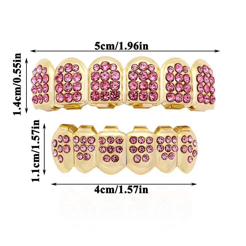 Rapper Jewelry Rhinestone Grillz Unisex Diamond Hip Hop Braces Fashion Punk Cosplay Jewelry Teeth Cover For Women Men 
Rapper Jewelry Rhinestone Grillz Unisex Diamond Hip Hop Braces Fashion Punk Cosplay Jewelry Teeth Cover For Women Men