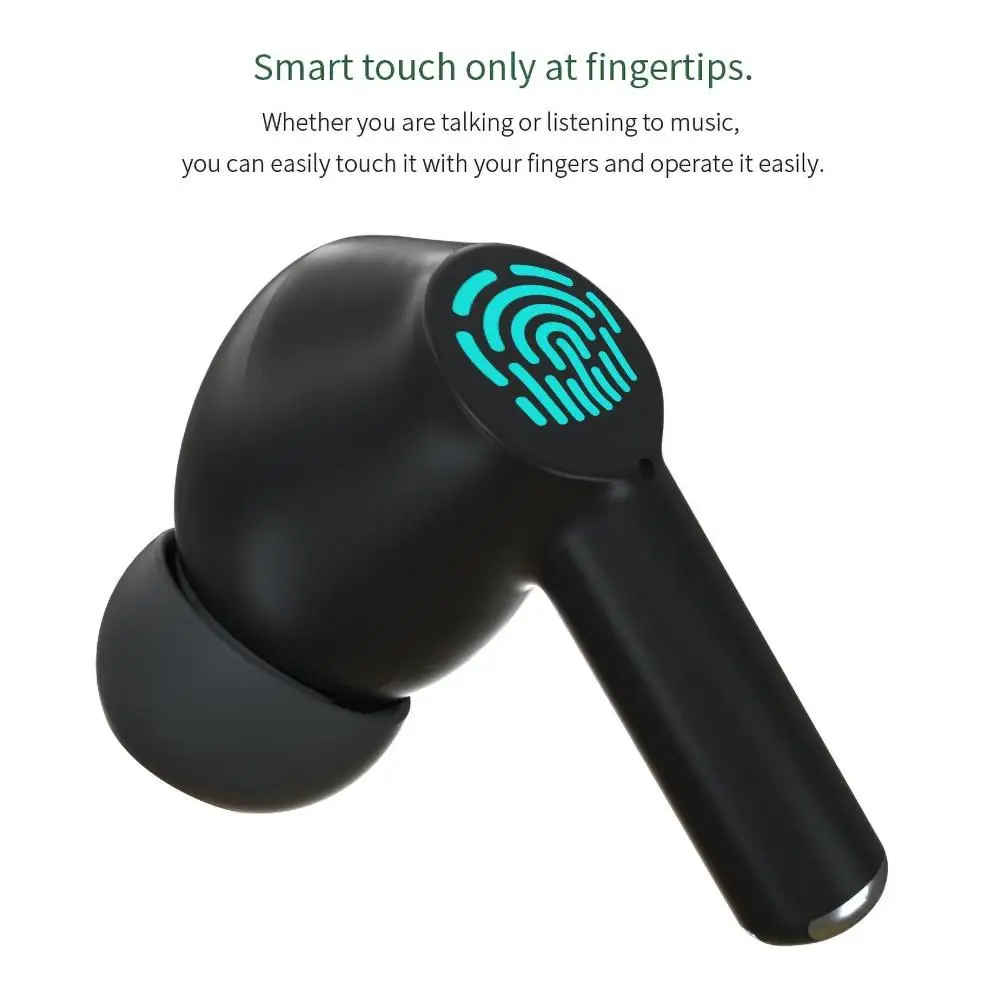 True стерео чип A1 наушники вкладыши TWS Bluetooth 5 0 Беспроводной в Наушники Hi Fi с