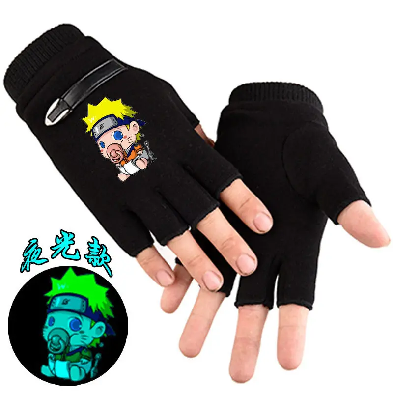 Half Finger Akatsuki Anime Black Cotton Gloves Accessories Mittens Apparel Sharingan Props Fashion Luminous Cotton Gloves
Half Finger Akatsuki Anime Black Cotton Gloves Accessories Mittens Apparel Sharingan Props Fashion Luminous Cotton Gloves
