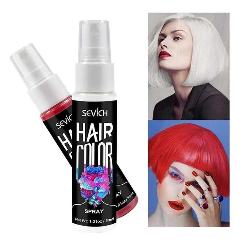 30ml Hair Dye Spray Liquid Hair Dye Unisex Hair Color Red/Grey Tools Dye Use To Dye Spray Hair Styling Color Easy Instant J5I9
30ml Hair Dye Spray Liquid Hair Dye Unisex Hair Color Red/Grey Tools Dye Use To Dye Spray Hair Styling Color Easy Instant J5I9