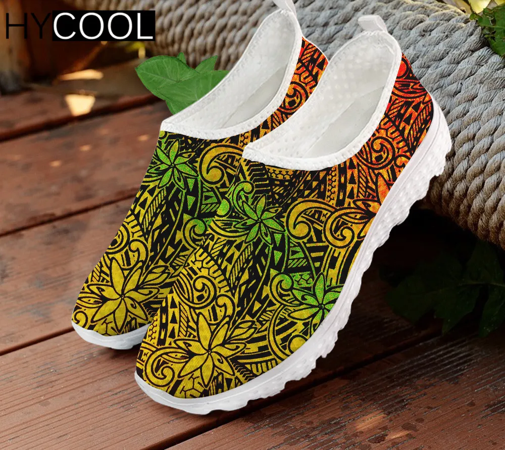 Женские сетчатые кроссовки без шнуровки HYCOOL, новый стиль, гавайский Племенной цветочный принт, высококачественные женские кроссовки для бе...
Женские сетчатые кроссовки без шнуровки HYCOOL, новый стиль, гавайский Племенной цветочный принт, высококачественные женские кроссовки для бе...