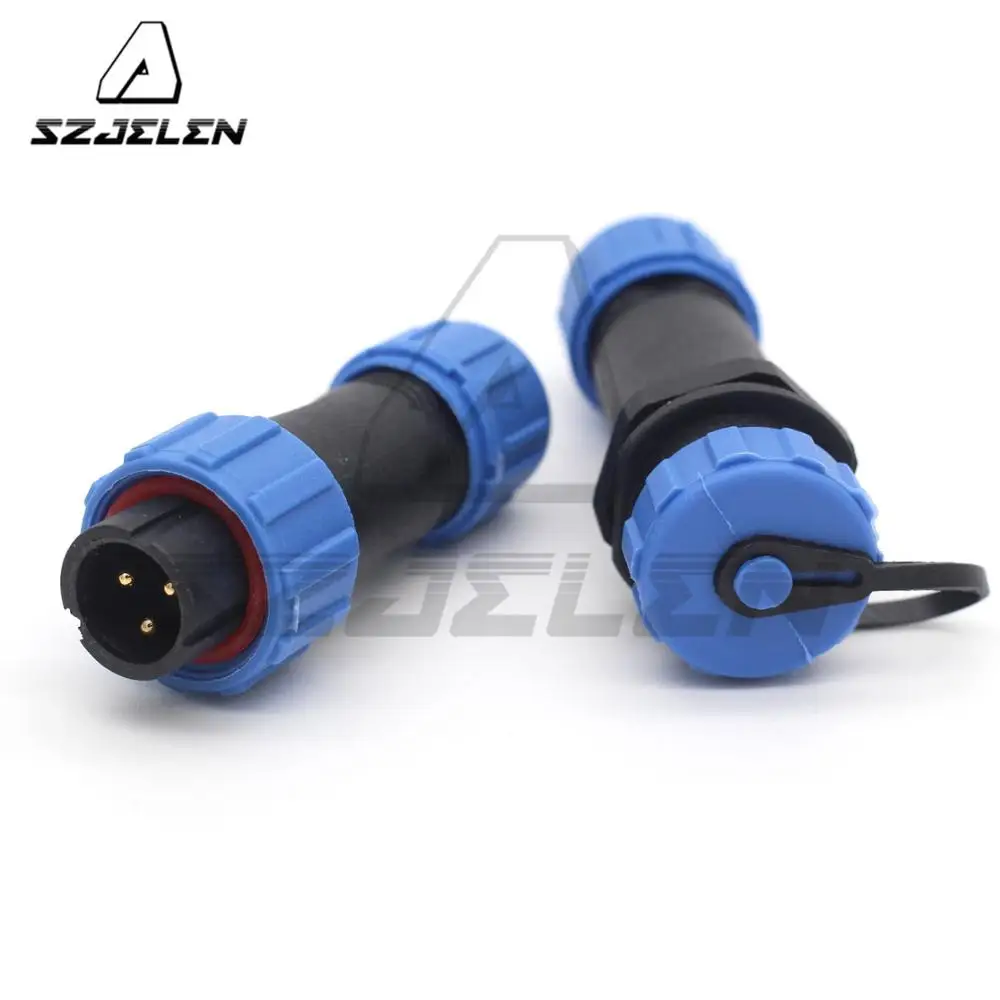 SP13 waterproof 3 pin connector plug socket, power connector, industrial power supply wire and connector,IP68
SP13 waterproof 3 pin connector plug socket, power connector, industrial power supply wire and connector,IP68