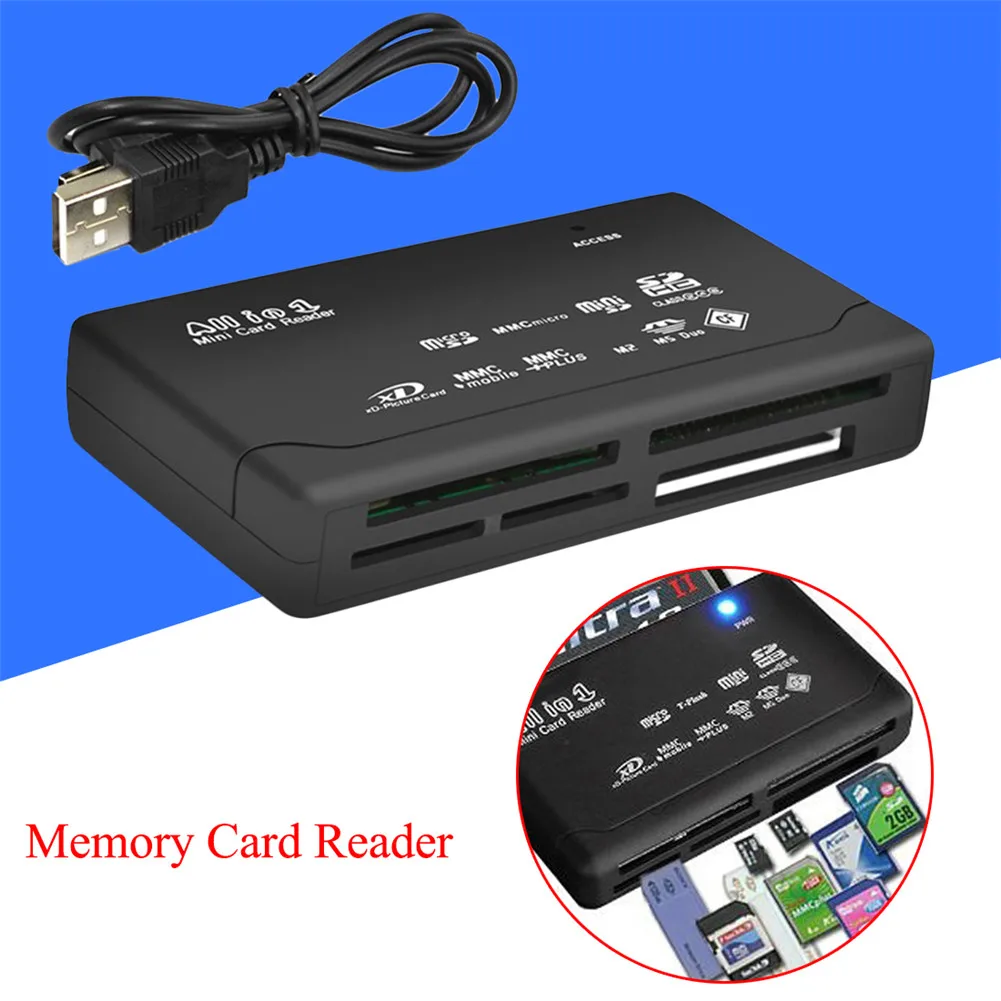 All In One USB Memory Card Reader Tablet Laptop Computer Accessories Drop Shipping Office Electronics Equipment
All In One USB Memory Card Reader Tablet Laptop Computer Accessories Drop Shipping Office Electronics Equipment