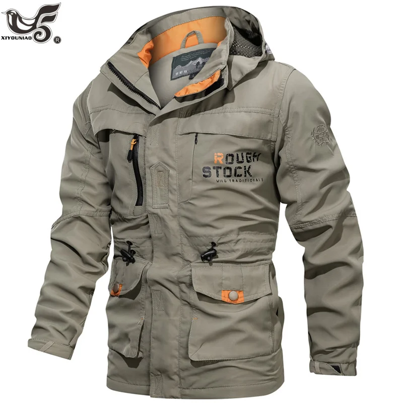 Men Tactical Jacket Autumn Quick Dry Military Style Army Coat Male Multi Pockets Hooded Windbreaker Waterproof jacket size M~6XL
Men Tactical Jacket Autumn Quick Dry Military Style Army Coat Male Multi Pockets Hooded Windbreaker Waterproof jacket size M~6XL