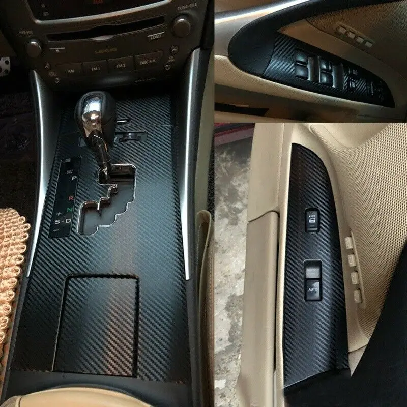 Carbon Fiber Stickers Gear Shift Box Panel Cover Trim For LEXUS IS250 300 350 2012-2006 High quality
Carbon Fiber Stickers Gear Shift Box Panel Cover Trim For LEXUS IS250 300 350 2012-2006 High quality