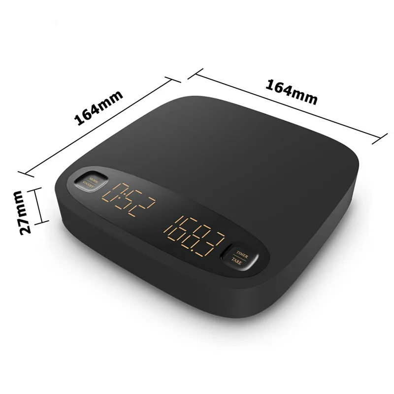 Coffee Scale Smart Electronic LED Digital With Timer For Espresso Pour Over Hand Drip Brew Coffee Automatic Timing Barista To L1
Coffee Scale Smart Electronic LED Digital With Timer For Espresso Pour Over Hand Drip Brew Coffee Automatic Timing Barista To L1
