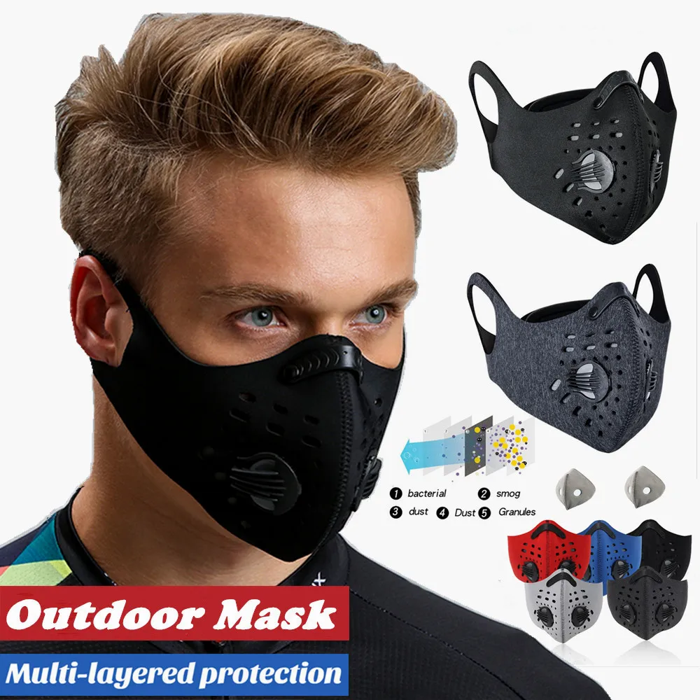 Bicycle Dustproof Sport Face Mask With Filter Activated Carbon Anti-Pollution Running Cycling Mask Bike Accessories
Bicycle Dustproof Sport Face Mask With Filter Activated Carbon Anti-Pollution Running Cycling Mask Bike Accessories
