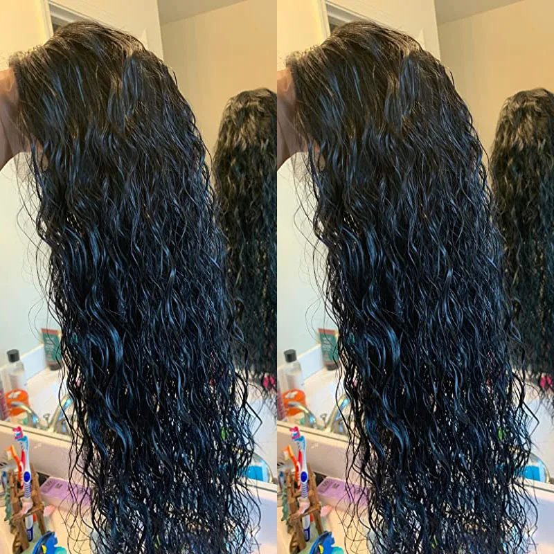 Loose Curly Hair Wigs Synthetic Lace Front Wigs for Black Women Long Curly Glueless Wigs with Baby Hair Heat Resistant Fiber Wig
Loose Curly Hair Wigs Synthetic Lace Front Wigs for Black Women Long Curly Glueless Wigs with Baby Hair Heat Resistant Fiber Wig