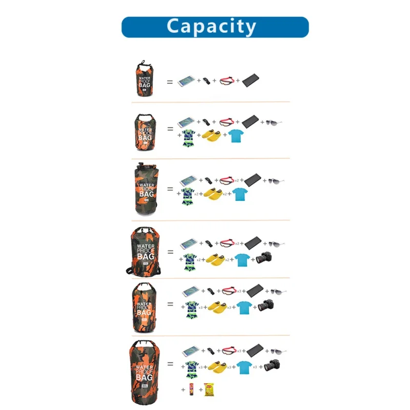 Waterproof Bag Ultralight Camping Dry Organizer Drifting Swimming Bag Trekking Portable Outdoor Dry Bag Hot Sell
Waterproof Bag Ultralight Camping Dry Organizer Drifting Swimming Bag Trekking Portable Outdoor Dry Bag Hot Sell