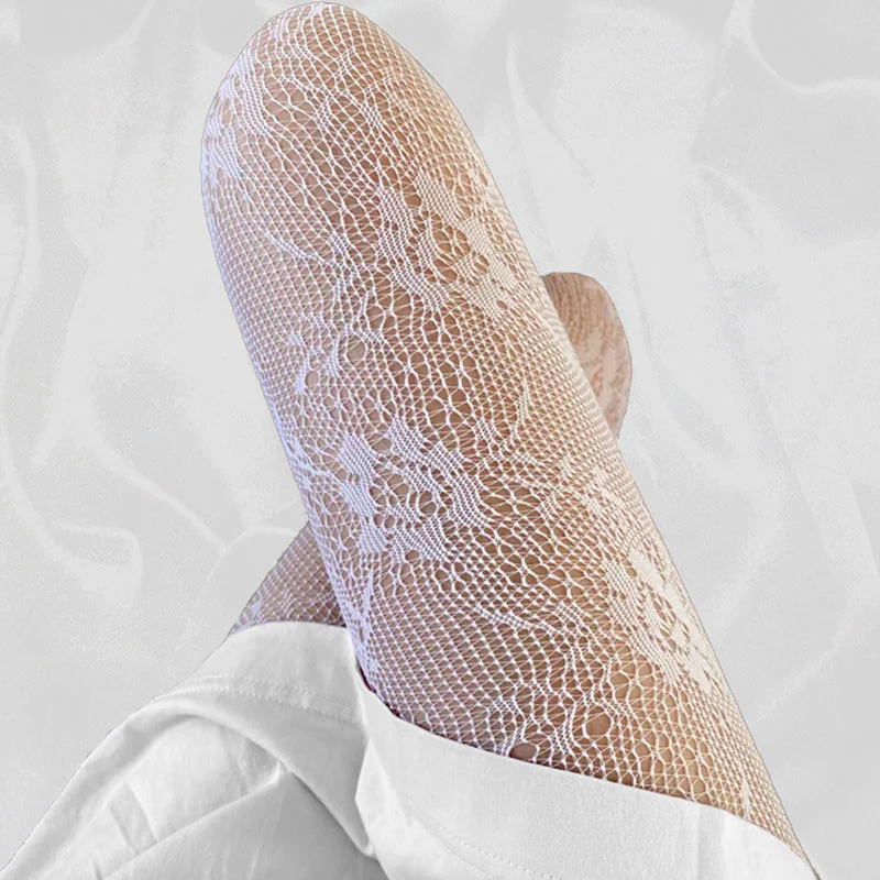 2021 Hollowed Out Lolita Lace Mesh Stockings Bottomed Pantyhose Japanese Lolita Retro Floral White Stocking Classic Tights
2021 Hollowed Out Lolita Lace Mesh Stockings Bottomed Pantyhose Japanese Lolita Retro Floral White Stocking Classic Tights