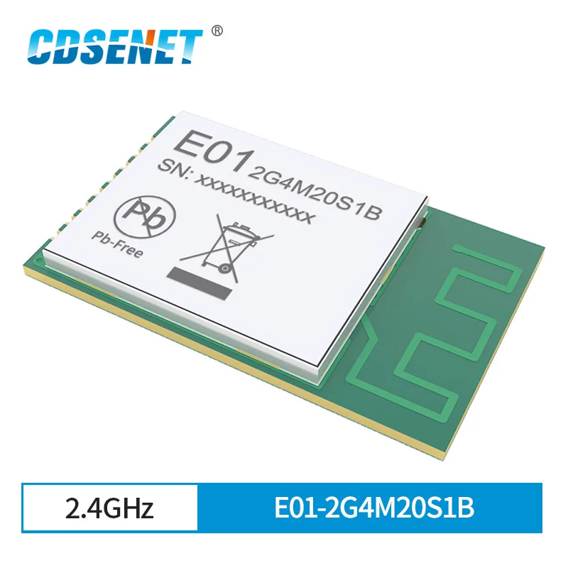 10PCS nRF24L01 PA LNA Long Distance SPI Transceiver CDSENET E01-2G4M20S1B 2.4GHz PCB Antenna SMD Module IoT
10PCS nRF24L01 PA LNA Long Distance SPI Transceiver CDSENET E01-2G4M20S1B 2.4GHz PCB Antenna SMD Module IoT