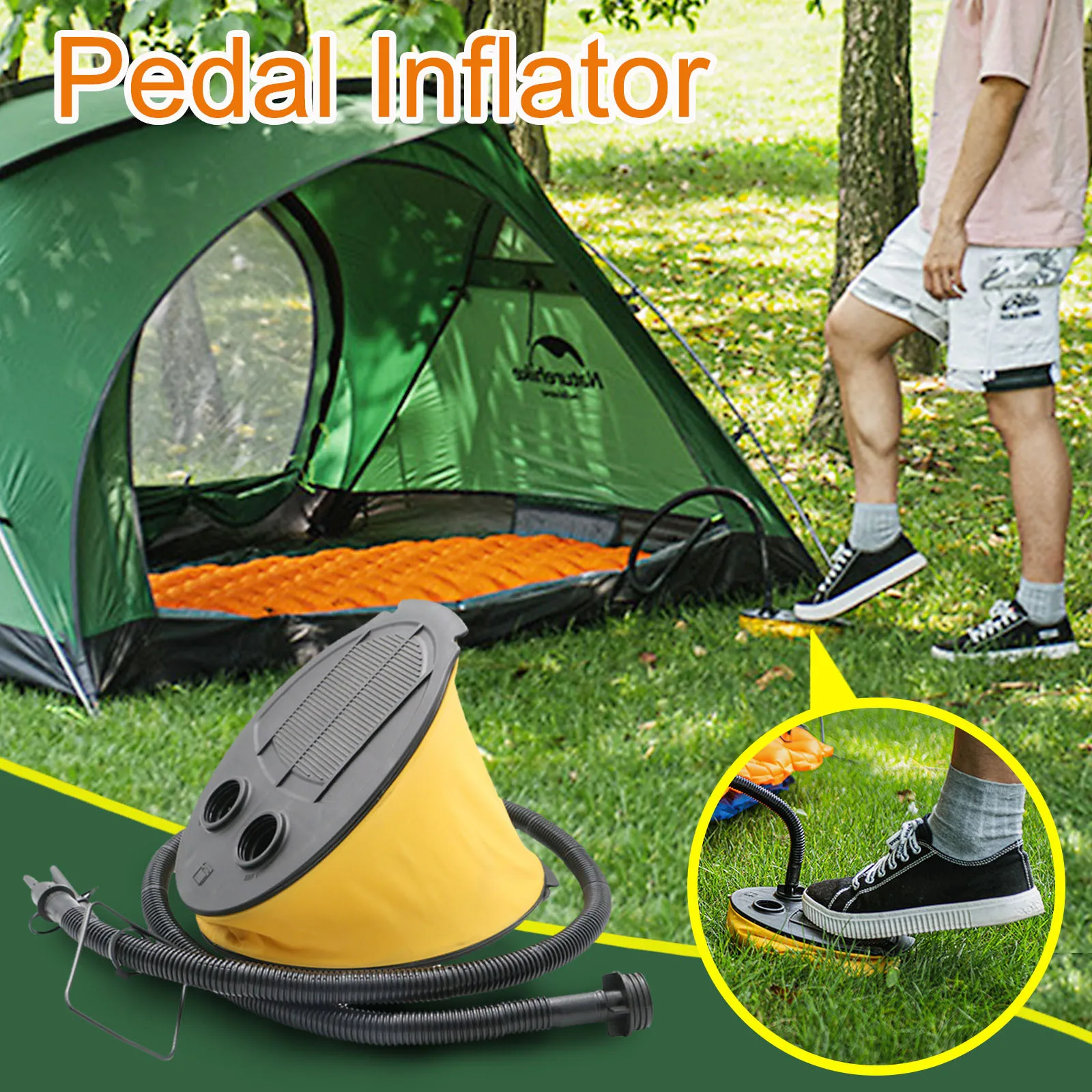 Foot Pump 3l Soft Foot Air Pump Deflator For Swimming Floating Air Pump Inflate Deflate For Swimming Ring Camping Pad Mattress
Foot Pump 3l Soft Foot Air Pump Deflator For Swimming Floating Air Pump Inflate Deflate For Swimming Ring Camping Pad Mattress