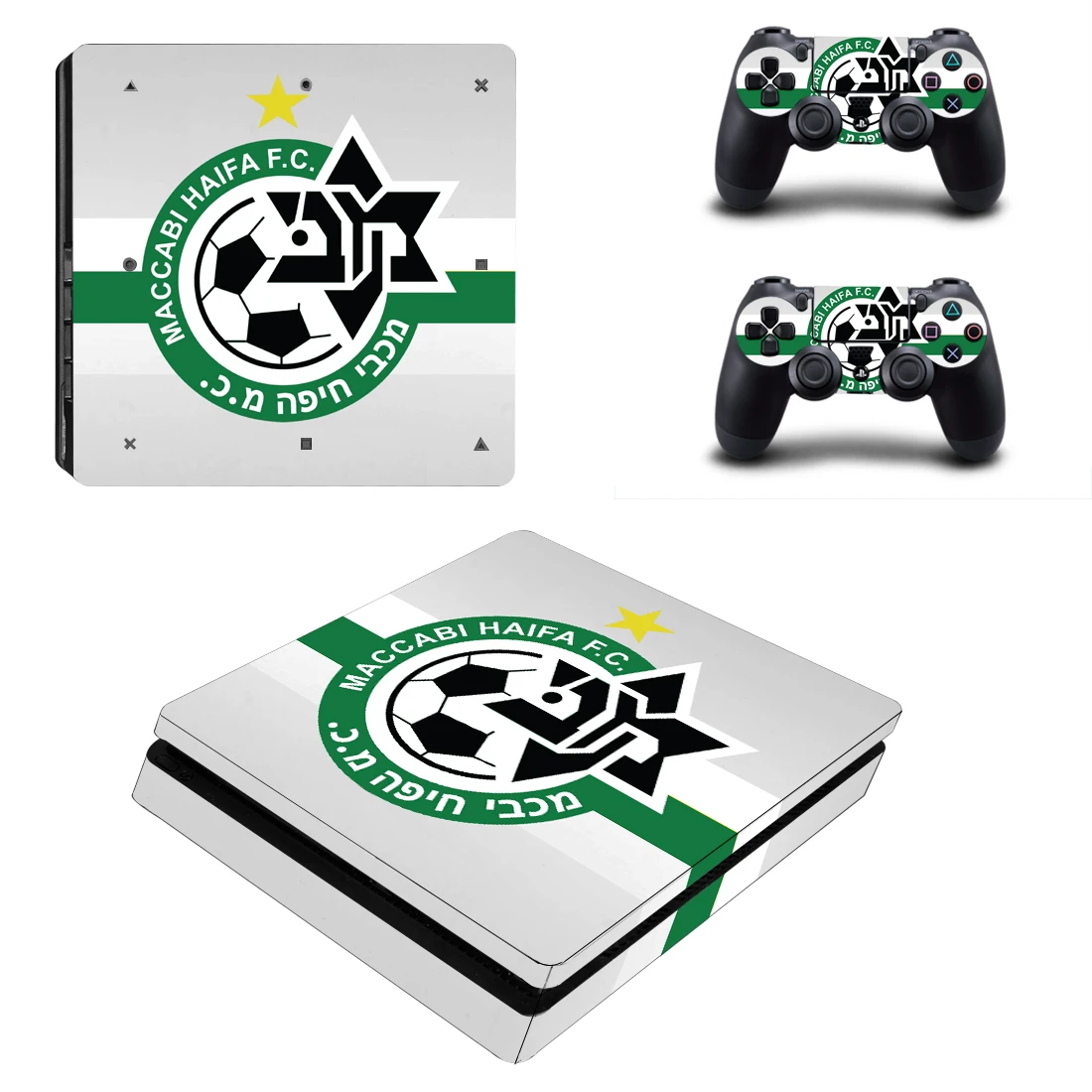 Maccabi Haifa PS4 Slim Decal защитная оболочка наклейка для Console & наклейки на регулятор