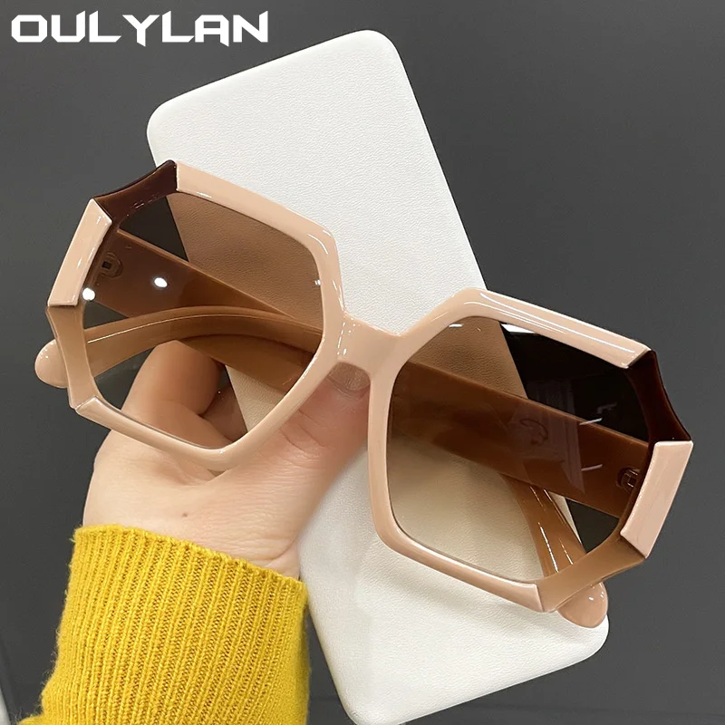 Oulylan Oversized Sunglasses Men Women 2022 Luxury Brand Designer Irregular Sun Glasses Female Gradient Eyewear Shades UV400
Oulylan Oversized Sunglasses Men Women 2022 Luxury Brand Designer Irregular Sun Glasses Female Gradient Eyewear Shades UV400