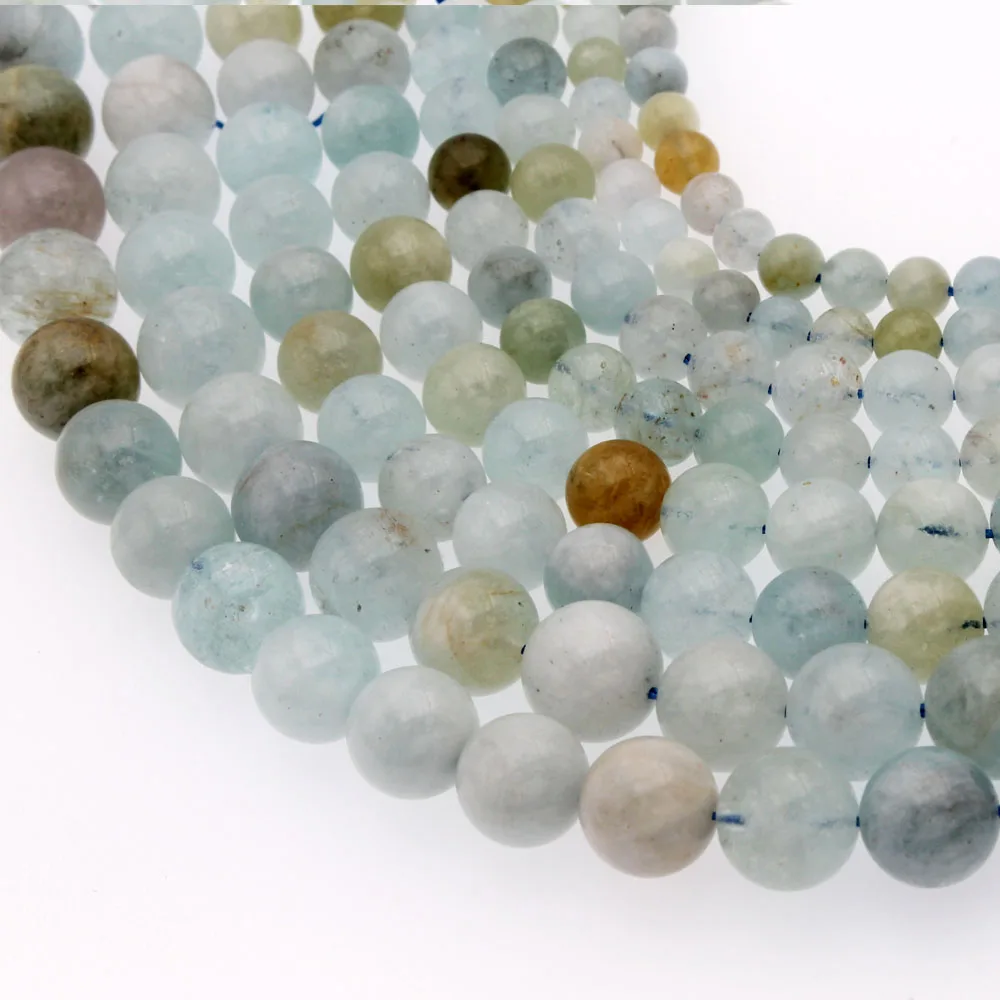 Wholesale Natual Aquamarines Natural Stone Beads Loose Beads for Jewelry Making Necklace Bracelet DIY 6mm/8mm/10mm/12mm
Wholesale Natual Aquamarines Natural Stone Beads Loose Beads for Jewelry Making Necklace Bracelet DIY 6mm/8mm/10mm/12mm
