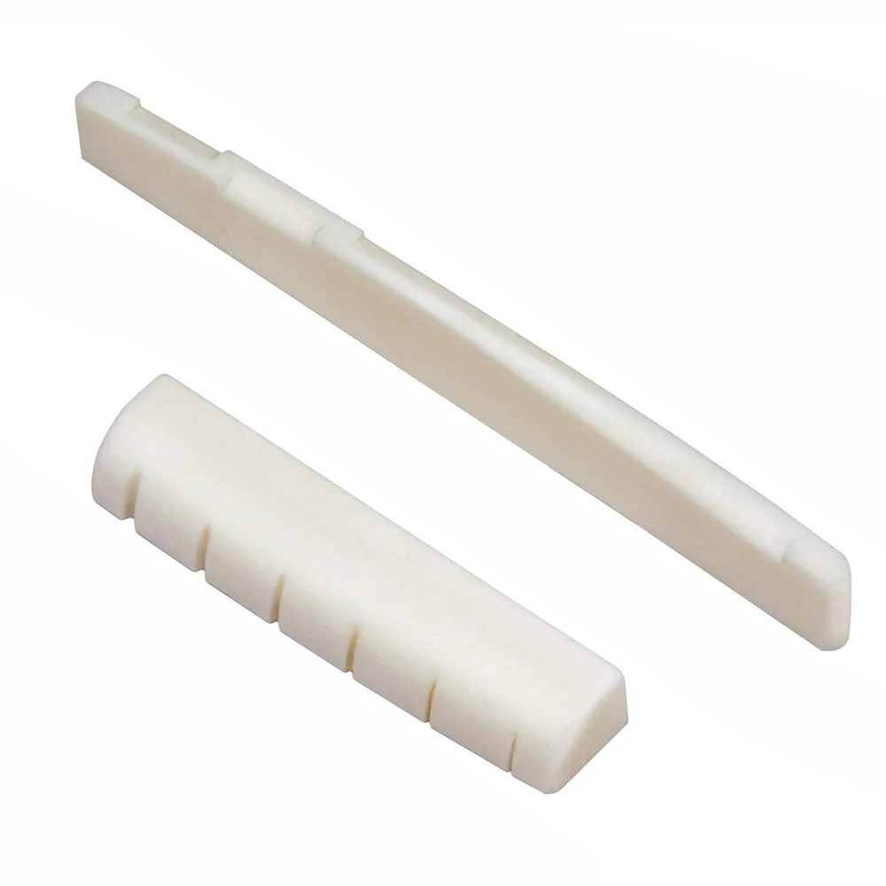 Guitar Saddle Nut White Cattle Bone for 41 Inch Folk Guitar
Guitar Saddle Nut White Cattle Bone for 41 Inch Folk Guitar