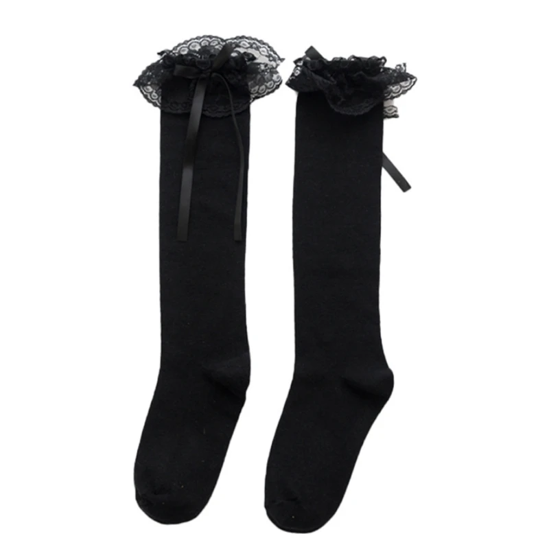 Q1FA Women Girls Lolita Cotton Knee High Long Socks Sweet Ruffles Lace Trim Bowknot Japanese Kawaii Stockings Hosiery Cosplay
Q1FA Women Girls Lolita Cotton Knee High Long Socks Sweet Ruffles Lace Trim Bowknot Japanese Kawaii Stockings Hosiery Cosplay