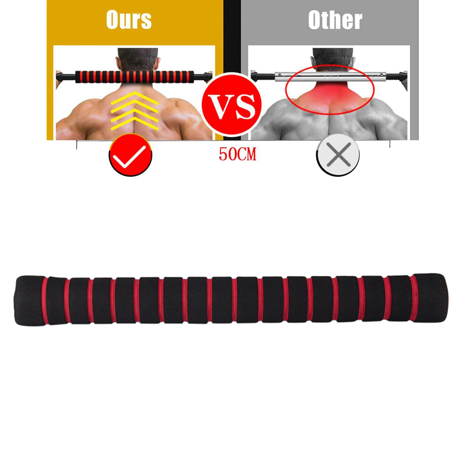 Противоскользящая штанга для гантелей, штанга для тяжелой атлетики, Соединительная штанга 1 дюйм
Противоскользящая штанга для гантелей, штанга для тяжелой атлетики, Соединительная штанга 1 дюйм