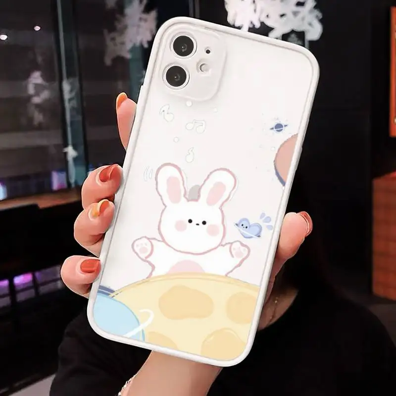Cute cartoon girl with bear Phone Case Matte Transparent for iPhone 7 8 11 12 s mini pro X XS XR MAX Plus Clear mobile bag
Cute cartoon girl with bear Phone Case Matte Transparent for iPhone 7 8 11 12 s mini pro X XS XR MAX Plus Clear mobile bag