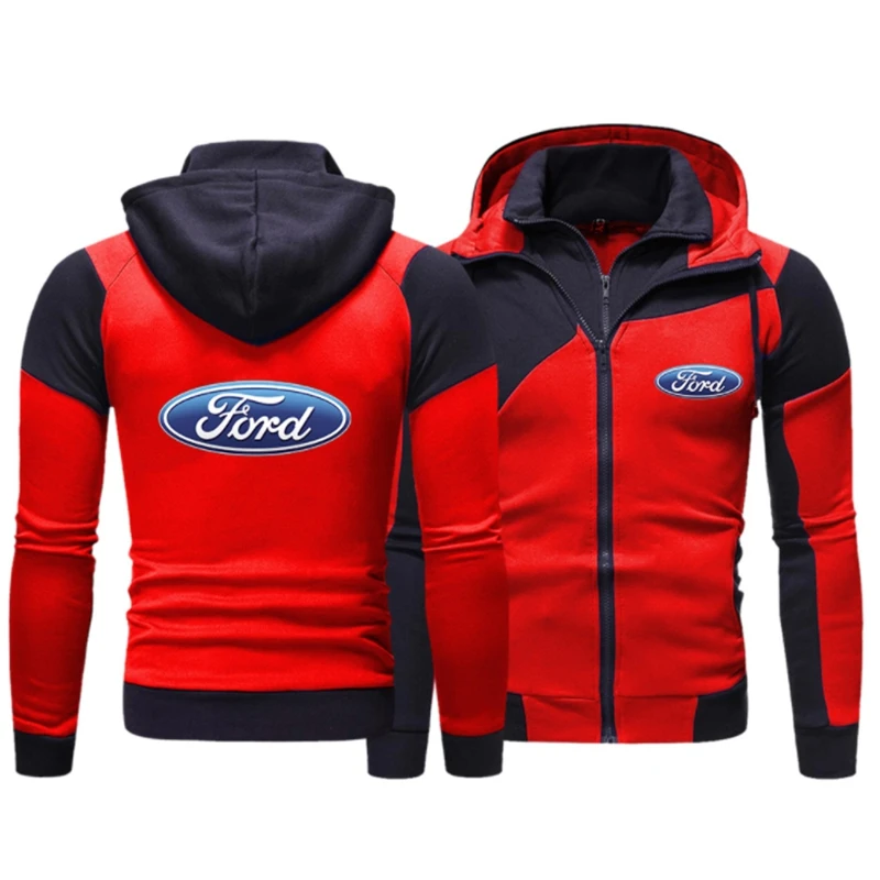 NEW Spring Autumn Fashion Long Sleeve Cardigan Double Zipper Jacket for FORD Zipper Hoodie Men Pullover Sweatshirts
NEW Spring Autumn Fashion Long Sleeve Cardigan Double Zipper Jacket for FORD Zipper Hoodie Men Pullover Sweatshirts