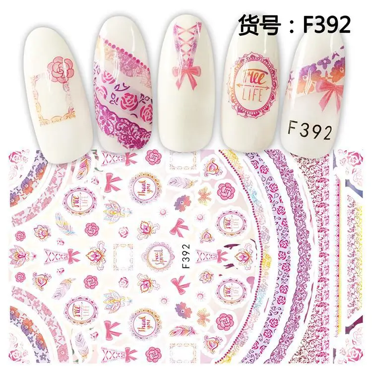 10pcs new Bohemian manicure sticker manicure decoration 3D 
10pcs new Bohemian manicure sticker manicure decoration 3D
