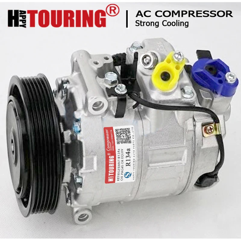 

AC Compressor for AUDI A4 A5 A6 Q5 A7 4F0260805H 4F0260805K 4F0260805Q 4F0260805R 8K0260805D 8K0260805G 4F0260805D 4F0260805F