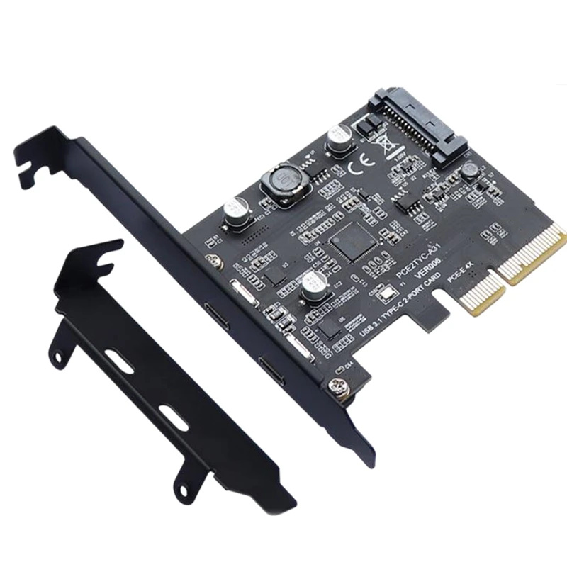 Плата расширения PCI-E X4, плата расширения материнской платы для настольного компьютера с интерфейсом USB3.1/Type-C, ASM3142 Maste
Плата расширения PCI-E X4, плата расширения материнской платы для настольного компьютера с интерфейсом USB3.1/Type-C, ASM3142 Maste