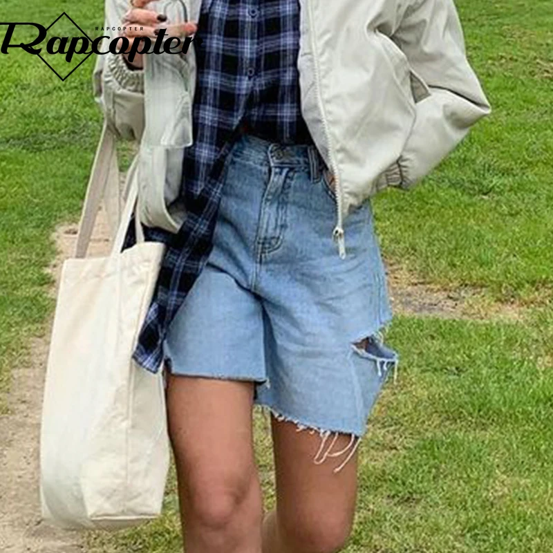 Rapcopter Cut Out Jeans Tassle Pockets Casual Denim Shorts y2k Zipper Straight Shorts Women Blue Casual Fashion Streetwear 90s
Rapcopter Cut Out Jeans Tassle Pockets Casual Denim Shorts y2k Zipper Straight Shorts Women Blue Casual Fashion Streetwear 90s