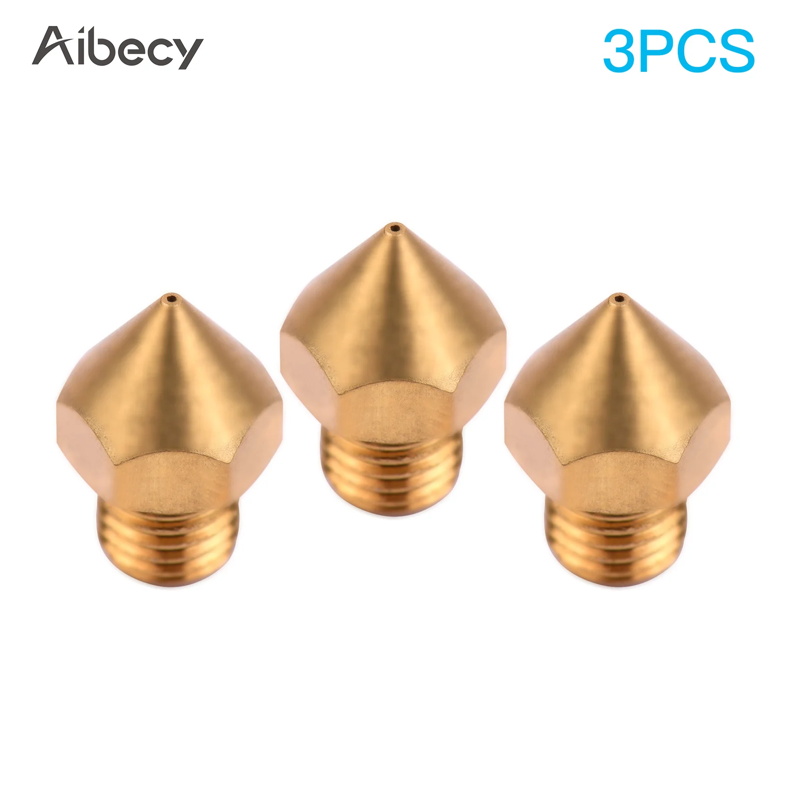 Aibecy 1/3/5/10 шт. 0,4 мм, горячий экструдер для принтера, латунная сопла, детали для 3D-принтера CR-10S Pro, нить 1,75 мм
Aibecy 1/3/5/10 шт. 0,4 мм, горячий экструдер для принтера, латунная сопла, детали для 3D-принтера CR-10S Pro, нить 1,75 мм