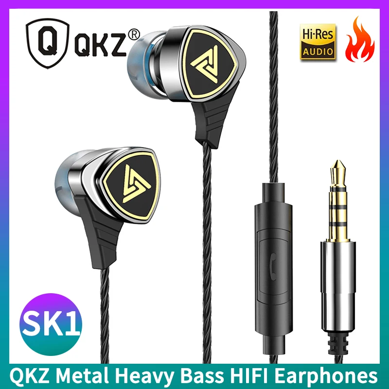 Оригинальные стереонаушники SK1 hi-fi проводные наушники 3,5 мм Металлические динамические Внутриканальные наушники с тяжелыми басами и микроф...
Оригинальные стереонаушники SK1 hi-fi проводные наушники 3,5 мм Металлические динамические Внутриканальные наушники с тяжелыми басами и микроф...
