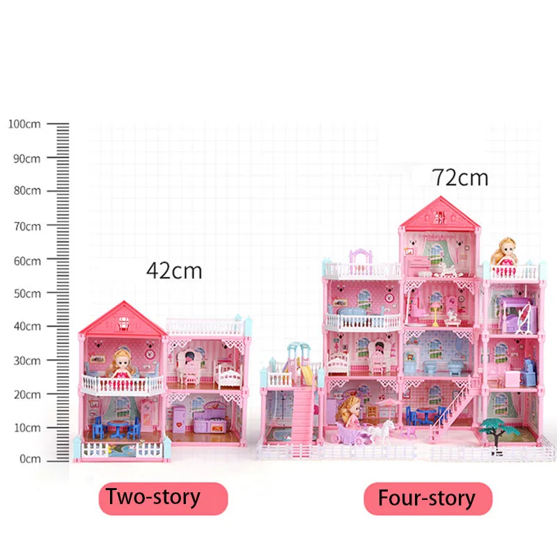 New Girls Princess Villa Big Size Doll House Handmade Educational Toys for kids Christmas Birthday Gifts
New Girls Princess Villa Big Size Doll House Handmade Educational Toys for kids Christmas Birthday Gifts