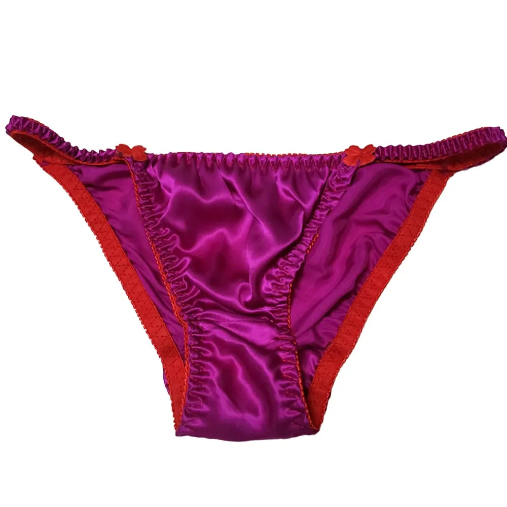Women Sexy 100% Silk String Bikini Briefs Panties Silk Underwear Women's Sexy Silk Panties Plain Silk Satin
Women Sexy 100% Silk String Bikini Briefs Panties Silk Underwear Women's Sexy Silk Panties Plain Silk Satin
