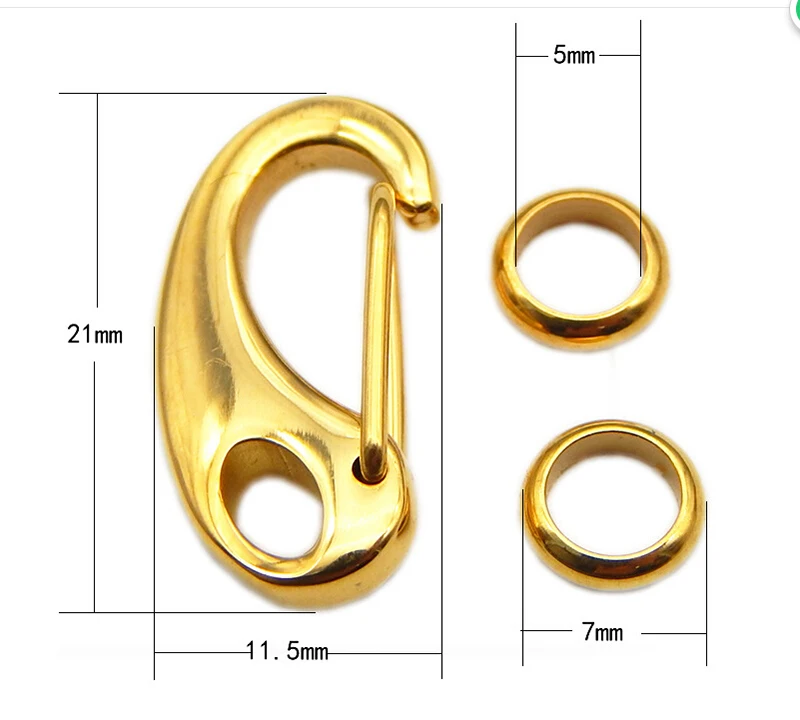 2 Set Stainless Steel Gold Silver Tone D Shape Lobster Clasps & Close Jump Rings For DIY Bracelets Jewelry Making Findings
2 Set Stainless Steel Gold Silver Tone D Shape Lobster Clasps & Close Jump Rings For DIY Bracelets Jewelry Making Findings