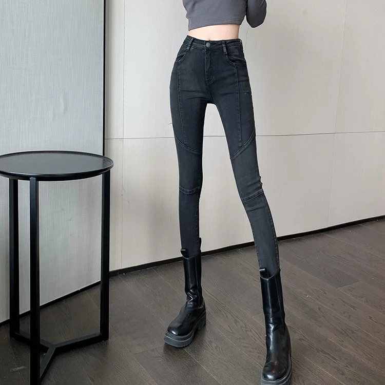 2021 Women Jeans Pencil Pants Denim High Waist Slim Solid Stretchy Females Leisure Chic Elegant All-match Street jeans KZ1007
2021 Women Jeans Pencil Pants Denim High Waist Slim Solid Stretchy Females Leisure Chic Elegant All-match Street jeans KZ1007