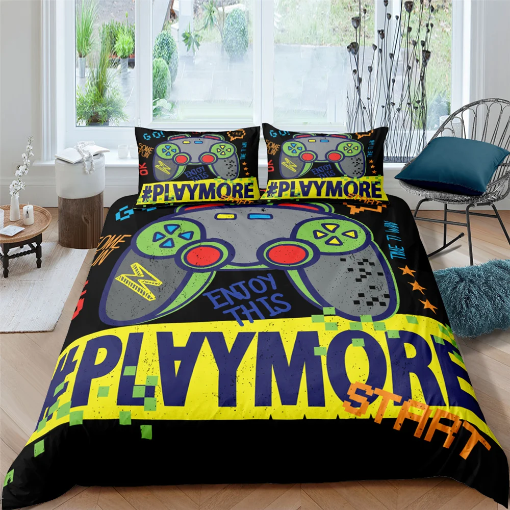 3D Gamepad Bedding Set For Boys Gift Modern Gamer Comforter Cloth Game Duvet Cover Kids Colorful Nordic Bed Covers
3D Gamepad Bedding Set For Boys Gift Modern Gamer Comforter Cloth Game Duvet Cover Kids Colorful Nordic Bed Covers