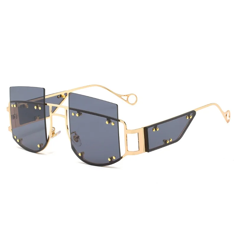 Luxury Designer Rimless Oversized Eyewear Punk Women Men Sunglasses Fashion Sun Glasses Trendy Oculos Vintage Shades Retro Gafas 
Luxury Designer Rimless Oversized Eyewear Punk Women Men Sunglasses Fashion Sun Glasses Trendy Oculos Vintage Shades Retro Gafas
