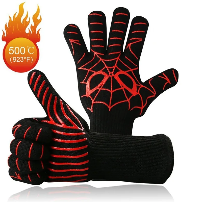 Silicone BBQ Gloves Heat Resistant Oven Mitts Anti-scalding 500/800 Degree Insulation Microwave Gloves for Kitchen Convenience
Silicone BBQ Gloves Heat Resistant Oven Mitts Anti-scalding 500/800 Degree Insulation Microwave Gloves for Kitchen Convenience