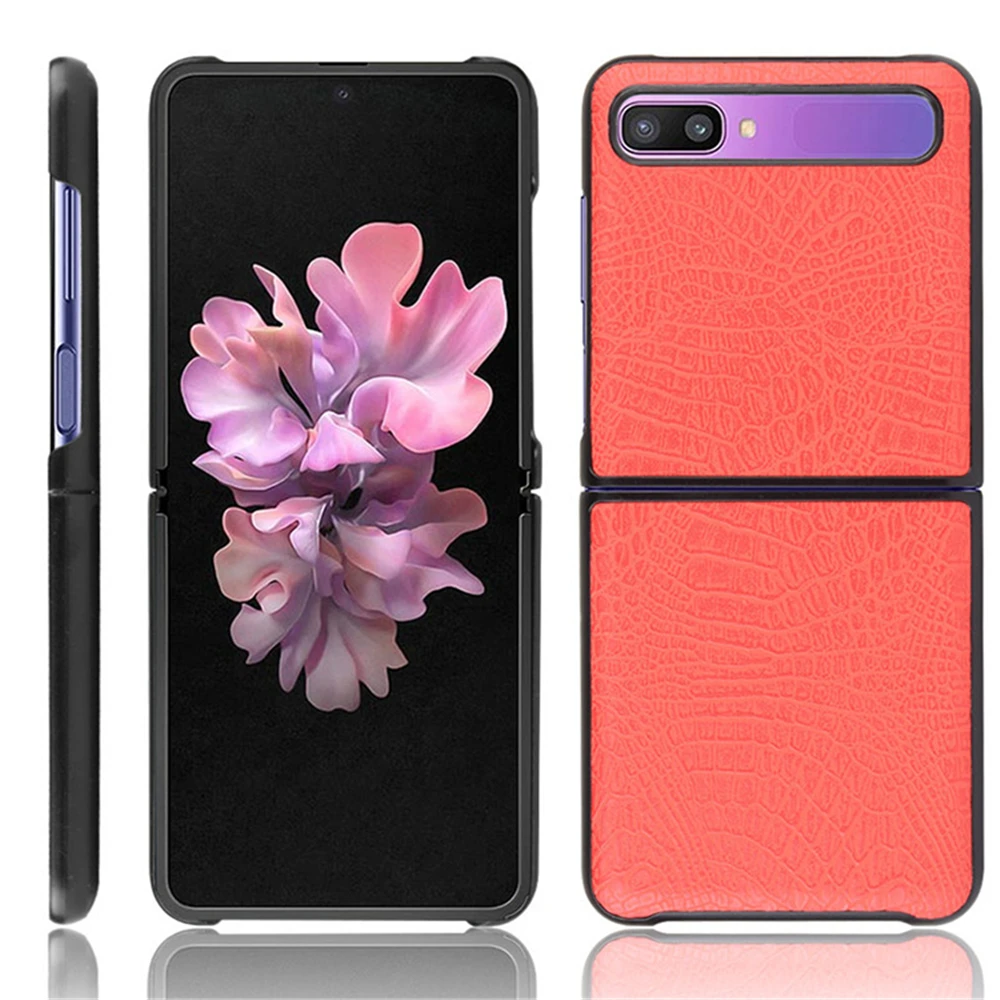 Crocodile Pattern Leather Protective Shell Phone Case Cover for Samsung Galaxy Z Flip Phone Accessories
Crocodile Pattern Leather Protective Shell Phone Case Cover for Samsung Galaxy Z Flip Phone Accessories