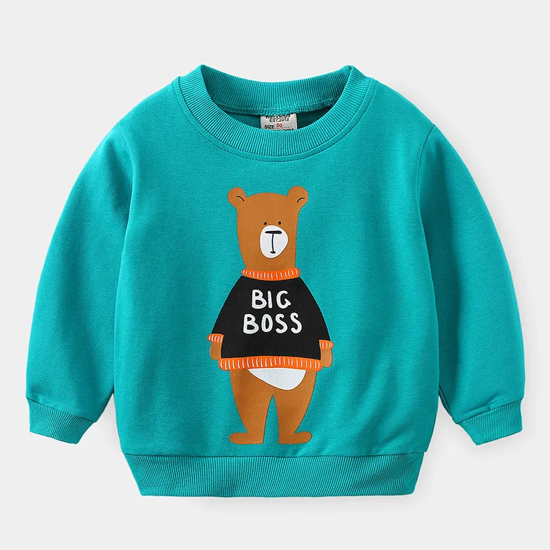 Boys and girls long-sleeved pullover sweater spring and autumn new children's clothing cartoon baby clothes
Boys and girls long-sleeved pullover sweater spring and autumn new children's clothing cartoon baby clothes