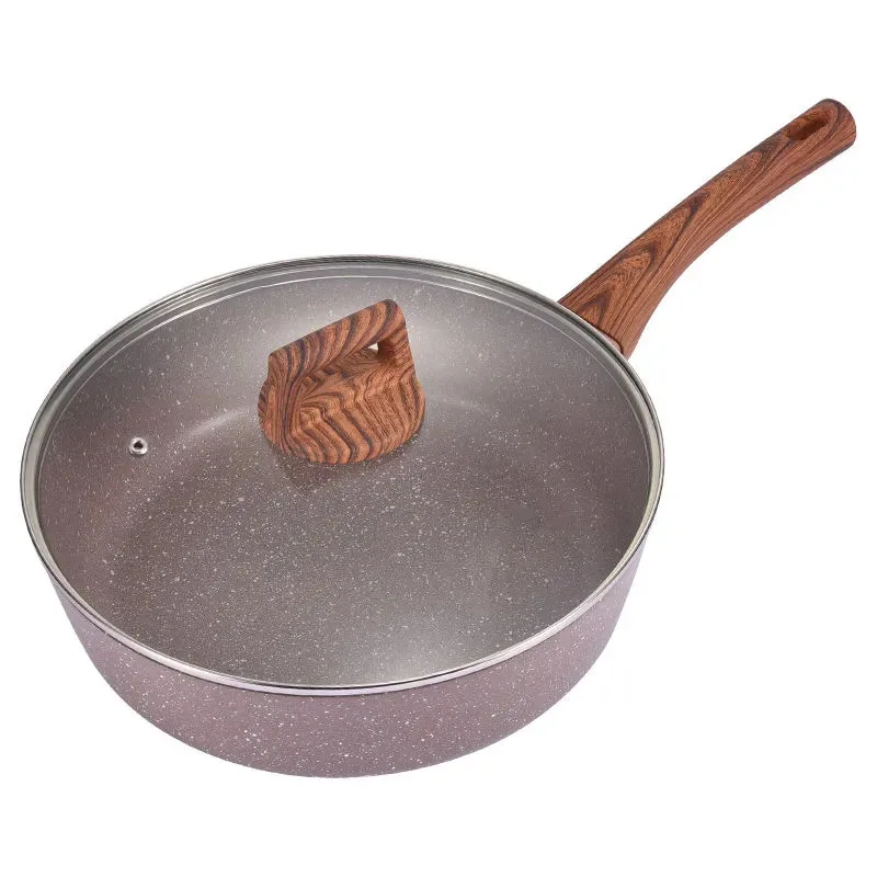 Frying Pan Multi-function Pan Non-stick Pan with Less Oily Smoke Wok Flat-bottomed Frying Pan Household Multi-function Wok
Frying Pan Multi-function Pan Non-stick Pan with Less Oily Smoke Wok Flat-bottomed Frying Pan Household Multi-function Wok